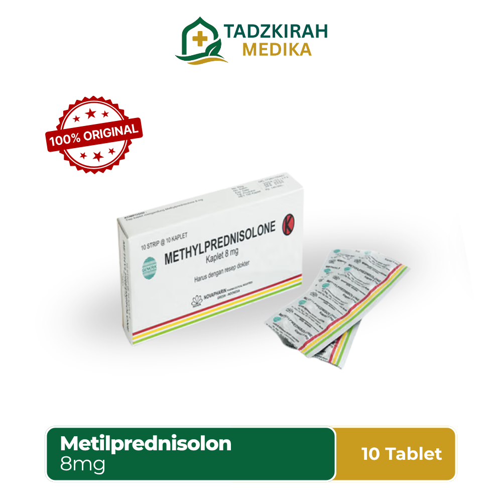 Metilprednisolon 8mg