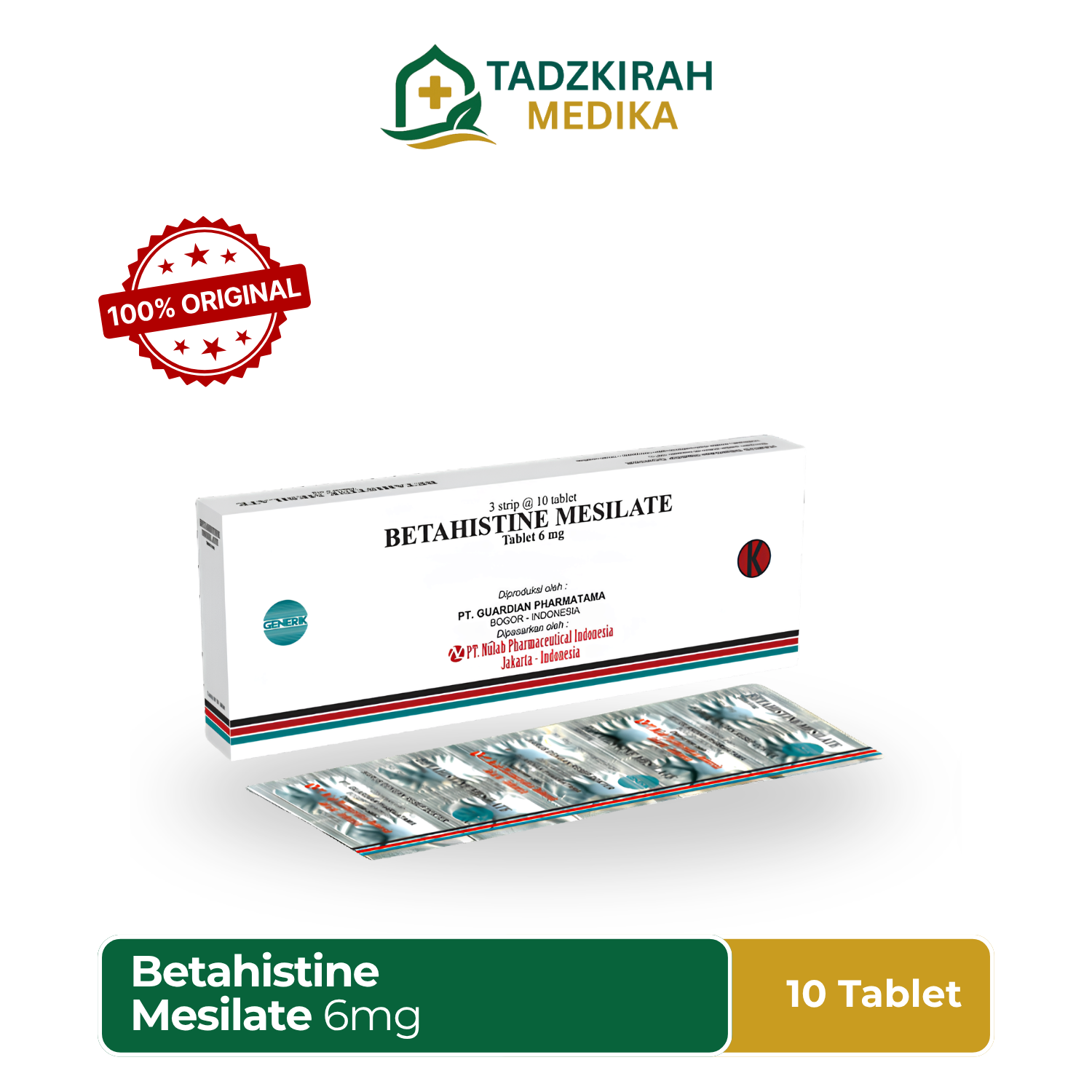 betahistine mesilate 6mg