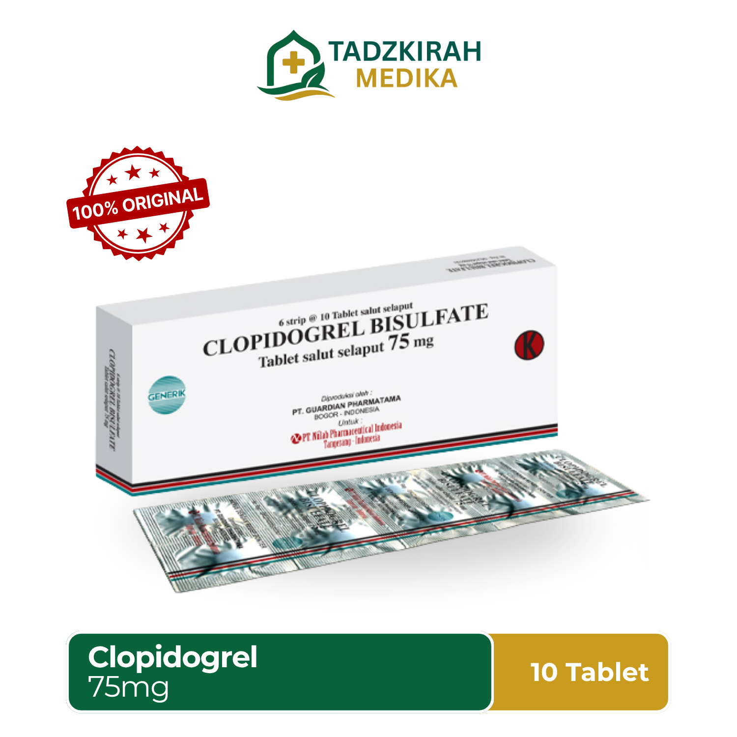 clopidogrel 75mg